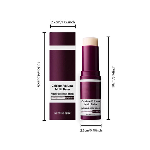 Calcium Volume Multi Balm Hydrating anti Aging Fade Fine Lines Firming Skin Brightening Nourishing Collagen Moisturing Stick